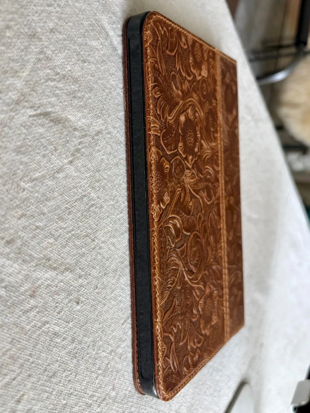 iPad Mini 7 Tooled Leather Case